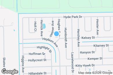 Map image of the property - 6133 Hughes Ave