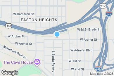 Map image of the property - 1419 W Archer St