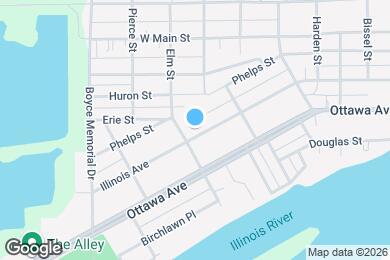 Map image of the property - 1352 Illinois Ave