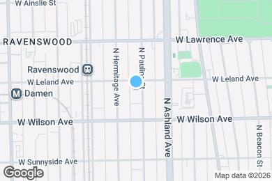 Map image of the property - 4752 N Paulina St