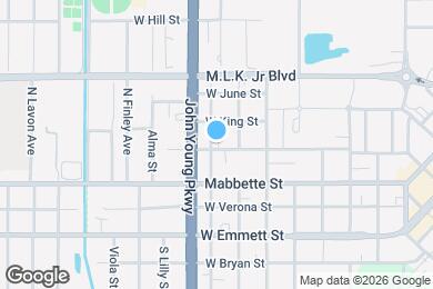 Map image of the property - 1033 W Sumner St