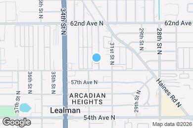 Map image of the property - 5840 32nd St N