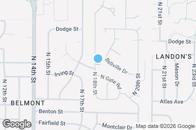 Map image of the property - 4200 N 18th St