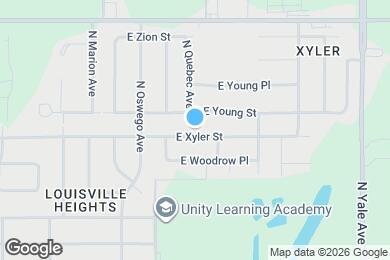 Map image of the property - 4127 E Xyler St