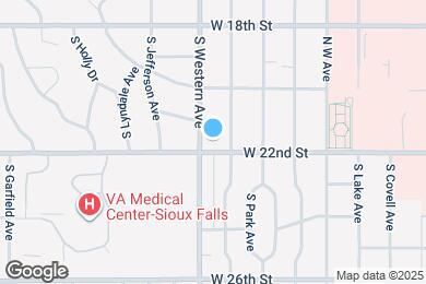 Map image of the property - 2012 W 22nd St