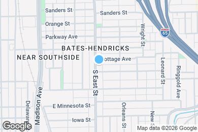 Map image of the property - 1437 S East St