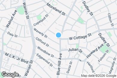 Map image of the property - 133 Blue Hill Ave