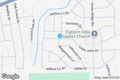 Map image of the property - 401 Ridgewood Ln