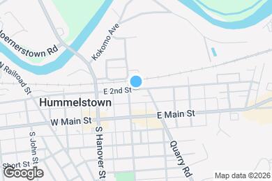 Map image of the property - 107 E 2nd St