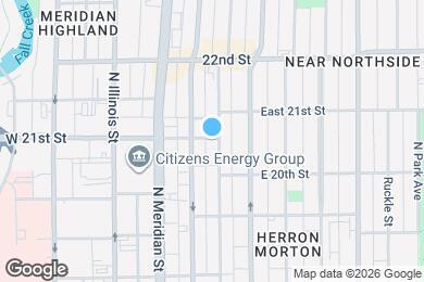 Map image of the property - 2036 N Talbott St