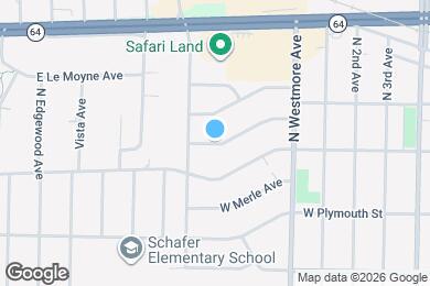 Map image of the property - 722 W James St