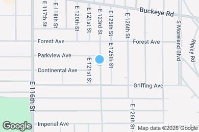 Map image of the property - 3026 E 123rd St