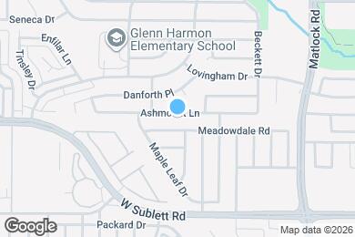 Map image of the property - 916 Ashmount Ln