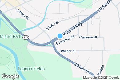 Map image of the property - 31 E Hanover St
