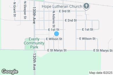 Map image of the property - 203 E Wilson St