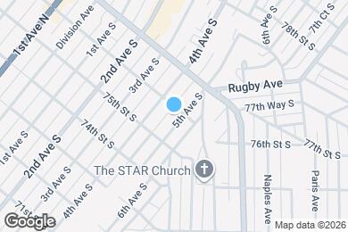 Map image of the property - 7530 5th Ave S