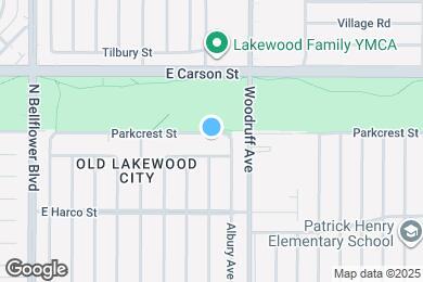 Map image of the property - 5828 E Parkcrest St