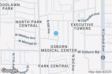 Map image of the property - 3600 N 5th Ave