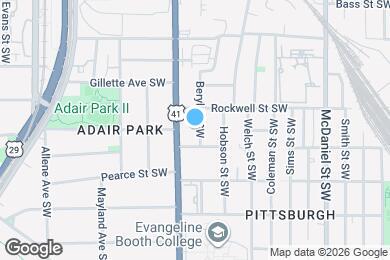 Map image of the property - 875 Beryl St SW