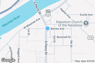 Map image of the property - 612 S Perry St