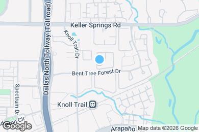 Map image of the property - 5335 Bent Tree Forest Dr