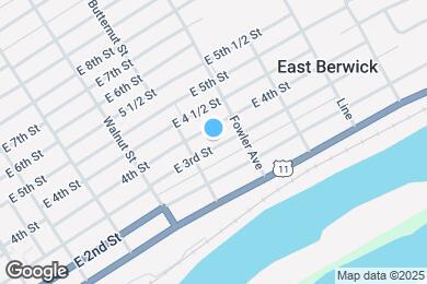 Map image of the property - 521 E 3rd St