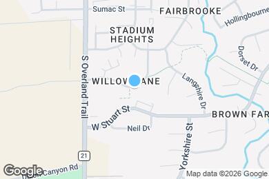 Map image of the property - 2929 Ross Dr