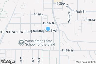 Map image of the property - 2617 E McLoughlin Blvd