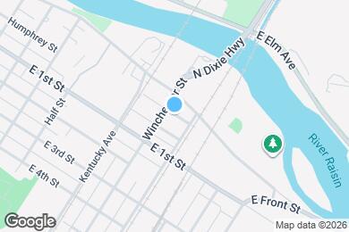 Map image of the property - 1110 Humphrey St