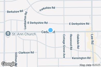 Map image of the property - 12996 Cedar Rd