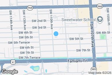 Map image of the property - 10971 SW 5th St