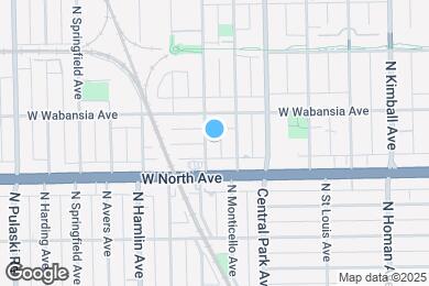 Map image of the property - 1631 N Lawndale Ave