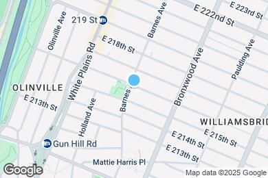 Map image of the property - 806 E 216th St