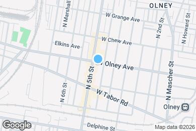 Map image of the property - 430 W Olney Ave