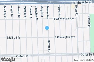 Map image of the property - 20155 Revere St