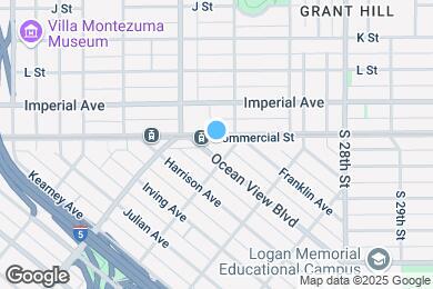 Map image of the property - 2551 Commercial St