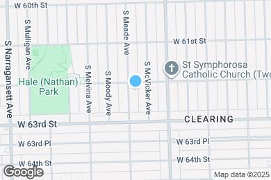 Map image of the property - 6209 S Meade Ave