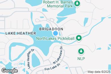 Map image of the property - 16526 Brigadoon Dr