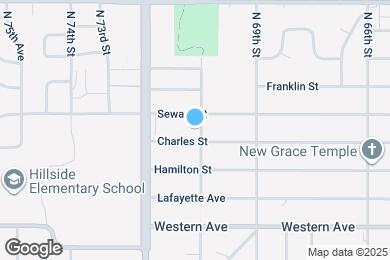 Map image of the property - 1506 N 70th Ave