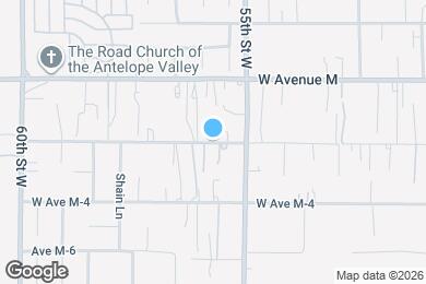 Map image of the property - 5527 W Avenue M2