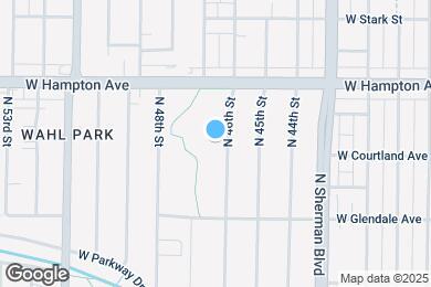 Map image of the property - 4727 N 46th St