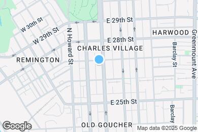 Map image of the property - 2634 N Charles St