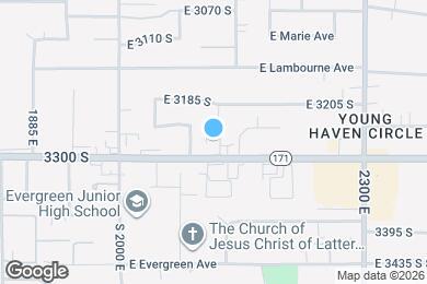 Map image of the property - 2115 E 3300 S