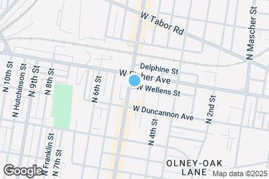 Map image of the property - 5237 N 5th St
