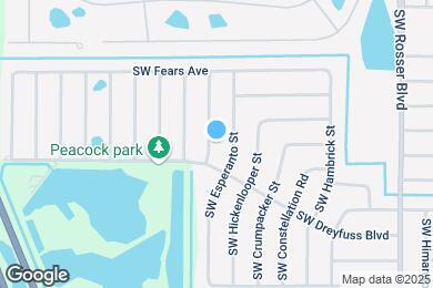 Map image of the property - 3173 SW Cathedral St