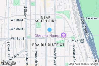 Map image of the property - 1719 S Michigan Ave