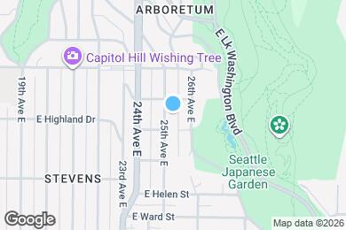 Map image of the property - 1214 25th Ave E