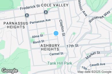 Map image of the property - 531 Belvedere St