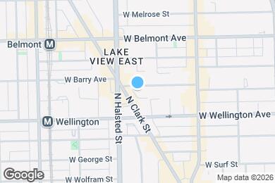 Map image of the property - 7235 W Barry Ave