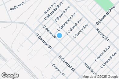 Map image of the property - 201 E Caldwell Ave